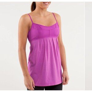 Lululemon Debut Tank Heathered Ultra Violet / Ultra Violet Size 10